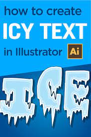 How To Create Icy Text In Illustrator Frozen Text Effect In Vector Frozen Text Illustrator Tutorials Illustration