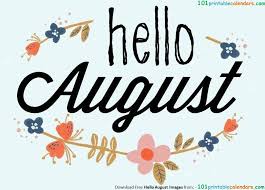 August Clipart Free August Clipart Hello August August Images