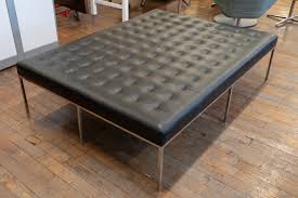 Custom Florence Knoll Style Leather Bench Peartree Office Furniture
