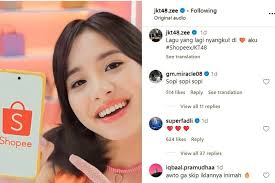 Profil 4 member JKT48 yang jadi bintang iklan Shopee 11.11 Big Sale