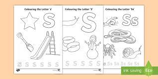 Some tips for printing these coloring pages: Letter S Coloring Pages