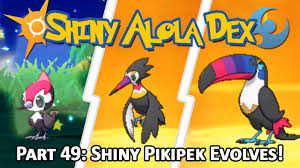 live shiny pikipek after 323 sos encounters evolution stream highlight