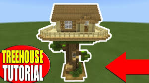 This treehouse is super cool and looks similar to hobbit holes. Minecraft Tutorial How To Make A Survival Tree House Tree House Tutorial 2019 Youtube