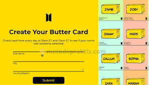 That's very similar to butter logo original. Bts Butter Com Buat Butter Card Dengan Nama Sendiri Metodepraktis Com