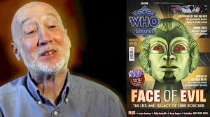 Doctor Who Magazine 587 cover commemorates Chris Boucher