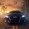 Audi audi rs4 avant luxury car red car station wagon. 3