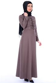 Nese Butik Drop Baskili Vizon Elbise 2366 01 Elbise Moda Stilleri Elbise Modelleri
