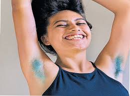 They dye their (armpit) hair...
