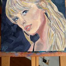 Painted for a very Swift 11 Year Old Girl I know  #taylorswift#swiftie#birthdaygirl#artingan