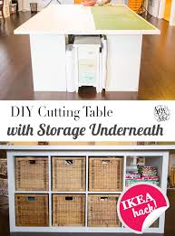 Apr 28, 2020 · a somewhat similar concept can be applied to table designs. How To Make A Sewing And Cutting Table With Storage Cubbies Underneath Sewcanshe Free Sewing Patterns Tutorials