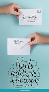 Maybe you would like to learn more about one of these? How To Address An Envelope Correctly Envelope Etiquette A Freebie