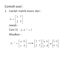 We did not find results for: Contoh Soal Invers Matriks