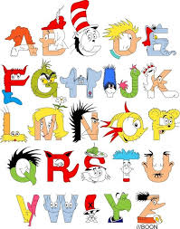Alphabet Made Of Dr Seuss Characters Seuss Classroom Dr Seuss Classroom Alphabet Poster