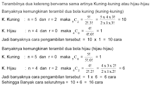 Maybe you would like to learn more about one of these? Kaidah Pencacahan Kombinasi Materi Lengkap Matematika