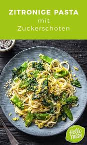 Zitronige Pasta Mit Zuckerschoten Rezept Hellofresh Rezept Zitronennudeln Zuckererbsen Rezept Zuckerschoten