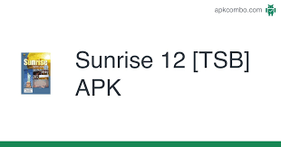 Este método de uso mlb tap sports baseball 2021 apk funciona para todos los. Sunrise 12 Tsb Apk 2 0 Android App Download
