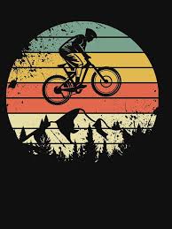 Mtb Retro Mountain Biking Downhill Vintage T Shirt Von Hardt2020 In 2020 Fahrrad T Shirts Aufkleber Downhill Mountainbike