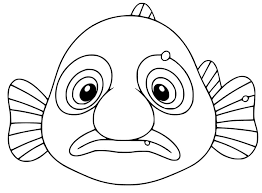 Dogs love to chew on bones, run and fetch balls, and find more time to play! Cartoon Blobfish Coloring Page Free Printable Coloring Pages For Kids