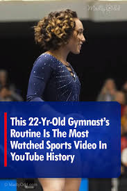 This 22 Year Old Gymnast S Routine Is The Most Watched Sports Video In Youtube History In 2020 Most Watched Videos Gymnastics Cool Watches