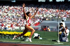 She stunned the crowd and shocked. The Ghost Of Flo Jo Hangs Over Women S Sprinting In The Olympics