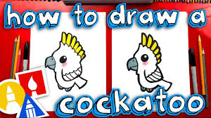 How To Draw A Cartoon Cockatoo Art For Kids Hub Art Lessons For Kids Art For Kids