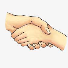 مرسومة باليد شخصية إيماءة مصافحة الأعمال الكرتون فتة اليد تعادل png وملف psd للتحميل مجانا hand painted art hands