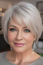 Hairstyle for women over 60