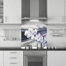 Credence De Cuisine Decorative Orchidees
