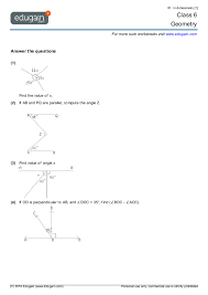 The expression shown can be used to find the number of equal payments alyssa will need to make in order to repay the money. Grade 6 Math Worksheets And Problems Geometry Edugain Global