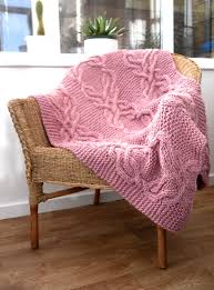 This throw is the perfect size for the lap both on the couch and in the car, and makes an excellent gift for a winter baby. Knitting Patterns Galore Cable Lap Blanket