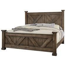 Blending the elements of contemporary design and rustic bedroom furniture aesthetic, the fortuna collection is a unique addition to your master, youth or guest. Viceray Collections Cool Rustic 4 Piece Queen Bedroom Set In Mink Nebraska Furniture Mart
