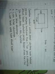 Jika skala yang digunakan 1 : Dik Skala 1 800 Gambar Tersebut Adalah Denah Sebidang Tanah Berbentuk Persegi Panjang Berukuran Brainly Co Id