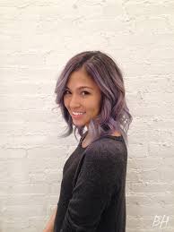 Have your colorist blend a few dark lavender highlights with a chocolate brown base for this muted smokey finish. How To Dye Dark Hair Pastel Stylecaster