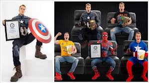 ., scarlett johansson., samuel l. Marvel Fan From Florida Watches Avengers Movie 191 Times In Theaters Guinness World Records