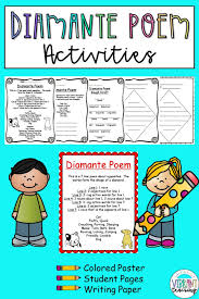 Diamante Poems For Kids Poem Activities Cinquain Poems Alliteration Poems