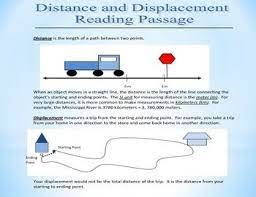 Distance And Displacement Analysis Questions And Lab Physical Science High School Physical Science Reading Passages