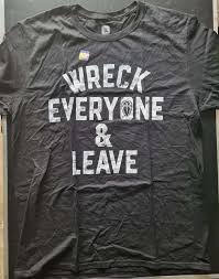 Roman reigns calls himself the head of the table who provides for all and puts food on the table, and he refuses to accept anything less than complete respect from any superstars that come in his. Roman Reigns Wreck Everyone Leave Kinder Authentic T Shirt