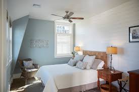 Shiplap wall, farmhouse bedroom, shabby chic bedroom, white bedding. 75 Beautiful Shiplap Wall Bedroom With Blue Walls Pictures Ideas July 2021 Houzz