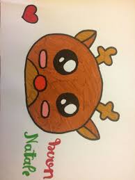 Disegno Renna Puccioso Sfondi Carini Disegni Natale