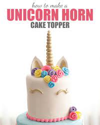 Maybe you would like to learn more about one of these? How To Make A Unicorn Horn Cake Topper Video Tutorial Rose Bakes