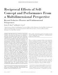Provisions of section 619 to apply to certain companies 620. Pdf Reciprocal Effects Of Self Concept And Performance From A Muldimensional Perspective