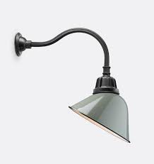 Giluta gooseneck light farmhouse wall light industrial metal wall sconce for bedroom bathroom barn garage warehouse oil rubbed black, ul listed (w0035). Carson Black Dome Gooseneck Wall Sconce