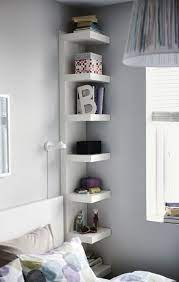 Ikea Fan Favorite Lack Shelf Narrow Shelves Help You Use Small Wall Spaces Effectively By Accommodating Smal Small Bedroom Designs Home Bedroom Bedroom Decor