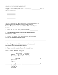Although comparable to the company 39 partnership act 1961 s.7; 40 Free Partnership Agreement Templates Business General