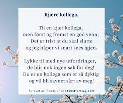 Ekstrem nattlig svetting (må skifte laken). Dikt Til Kollega Finn Et Flott Dikt Til En Kollega Som Slutter Du Setter Pris Pa