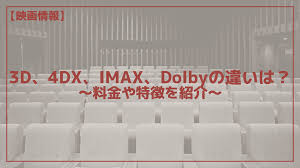 3D、4DX、IMAX、Dolbyの違いは？料金や特徴を紹介 | メディアニマ