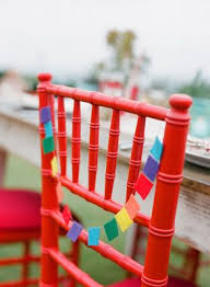 Rainbow Chair Rainbow Wedding Rainbow Wedding Theme Wedding Colors