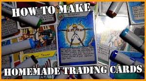 Choose a template design as your card base choose a card stock type. How To Make Homemade Trading Cards Youtube