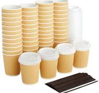 Disposable Coffee Cups Lids Mornings