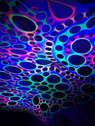Uber Das Mysterium Schwarzlicht Farbe Party Geschichte Und Mehr Psychedelic Decor Light Art Lighted Canvas Art